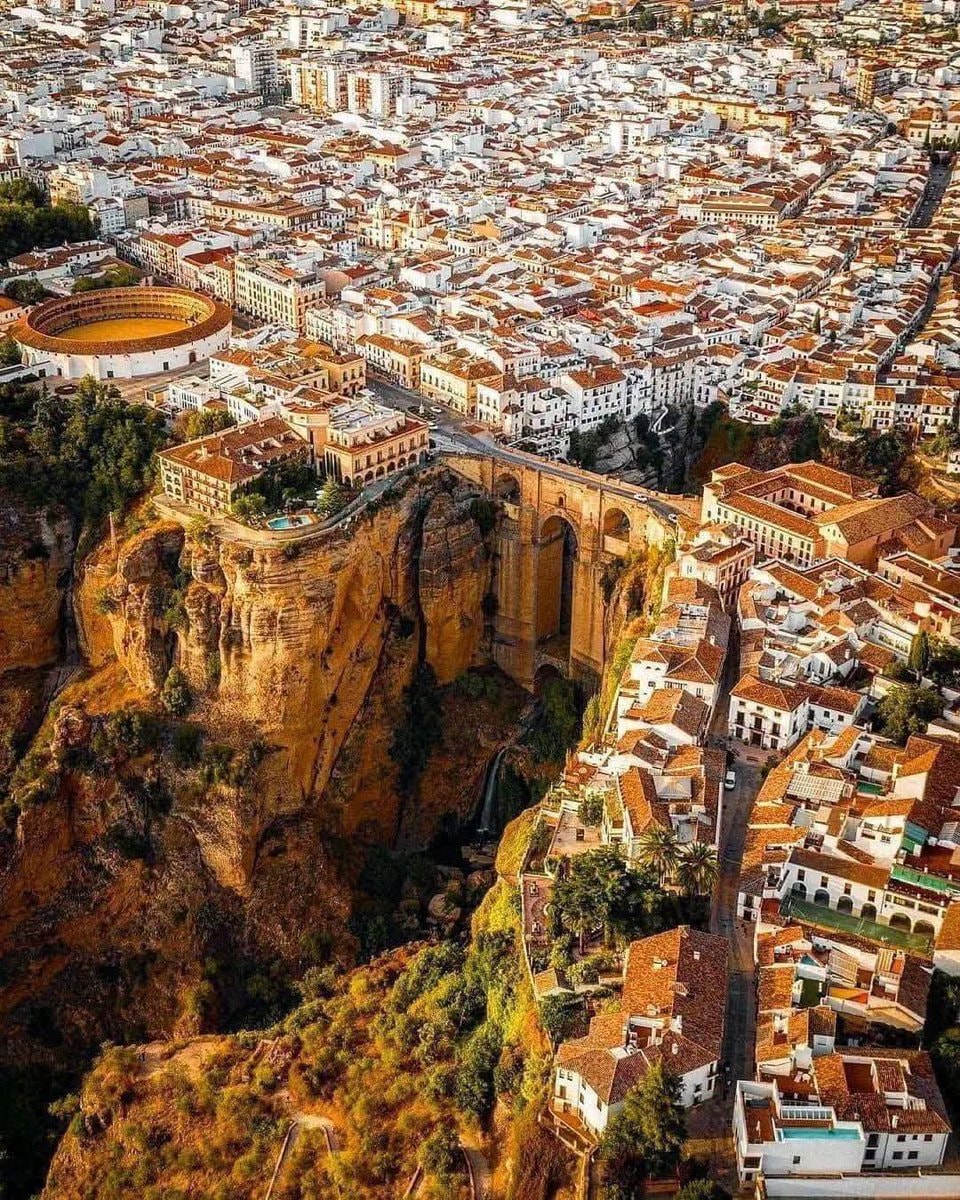 Ronda Spain aerial view