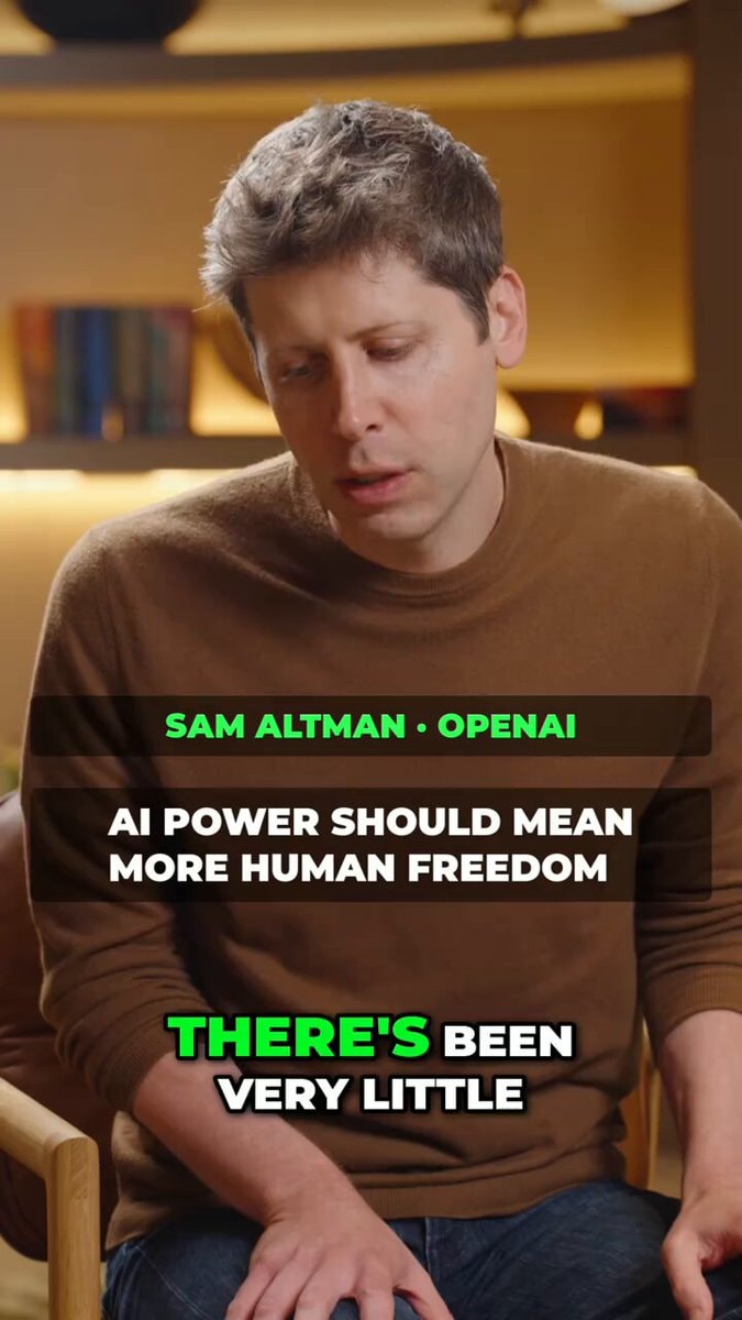 Sam Altman on AI and human freedom