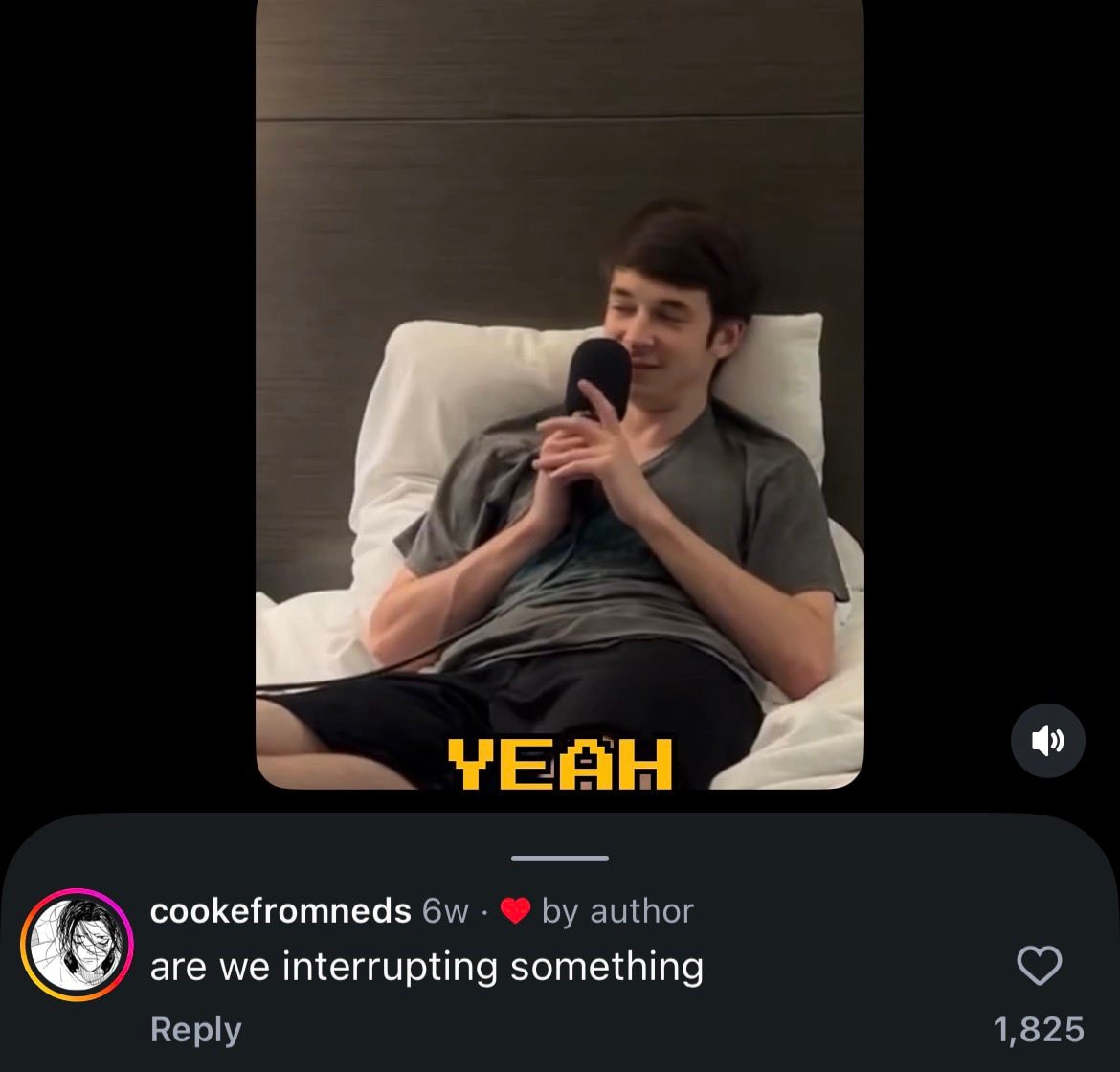 Podcast interview on a bed (photo 2 of 2)