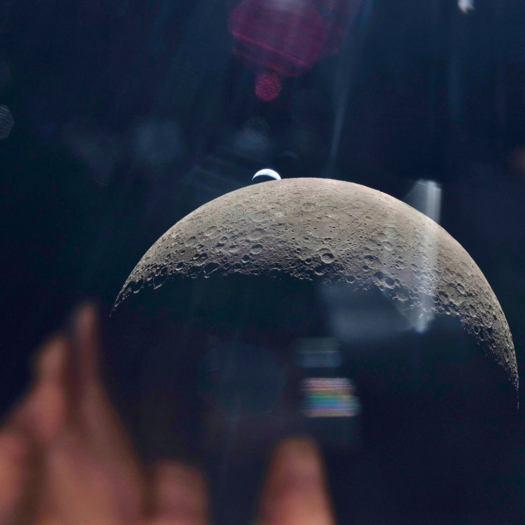 Artemis II moon image