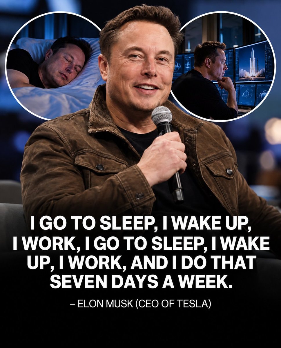 Elon Musk Tesla SpaceX work cycle