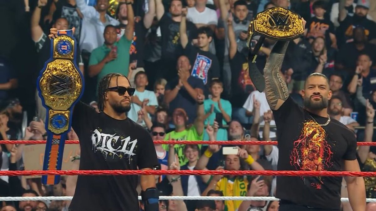 Roman Reigns Jalen Brunson custom World Heavyweight Championship SNME