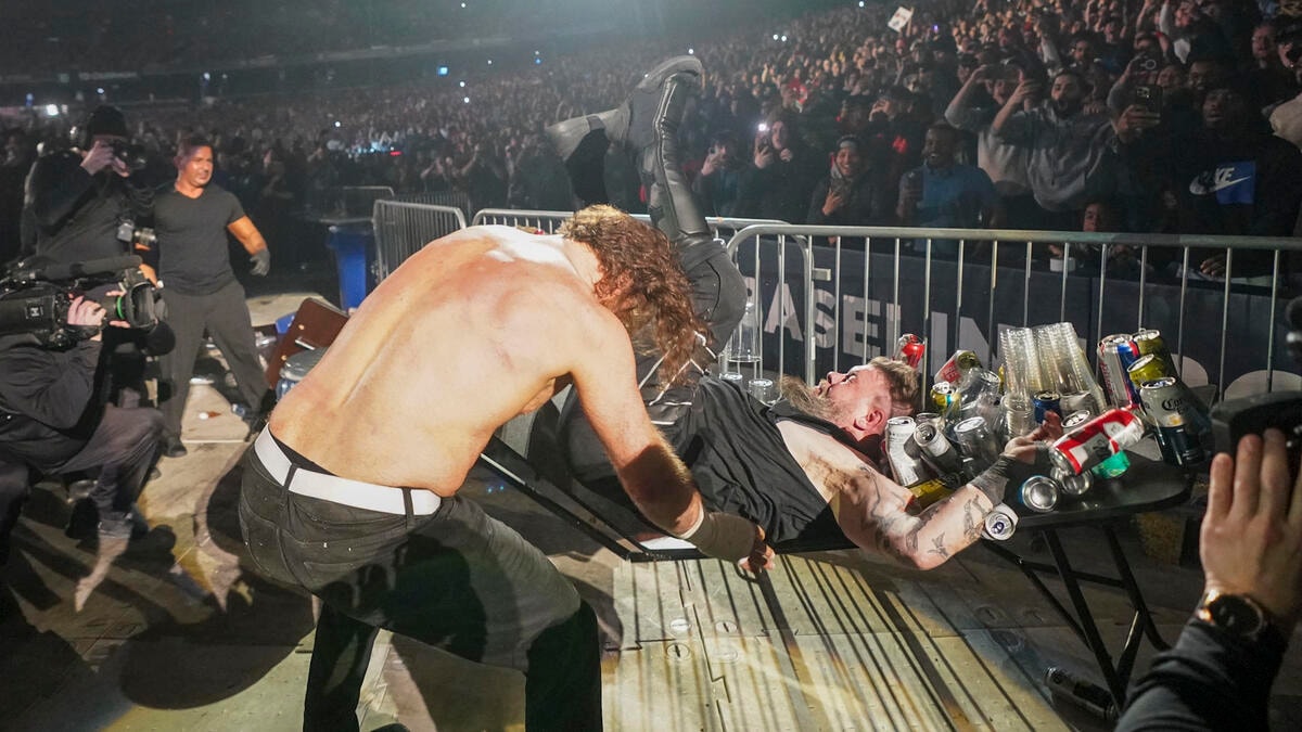 Kevin Owens leg injury WWE Elimination Chamber 2025 Kevin Owens leg injury WWE Elimination Chamber 2025