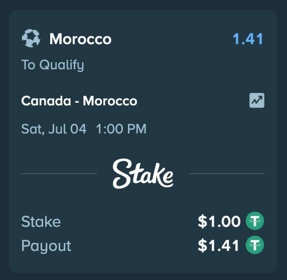 Drake $1M bet on Morocco (photo 2 of 2)