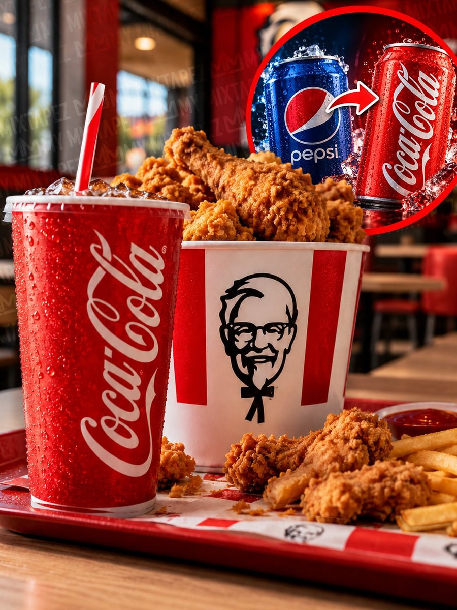 KFC switches to Coca-Cola in US