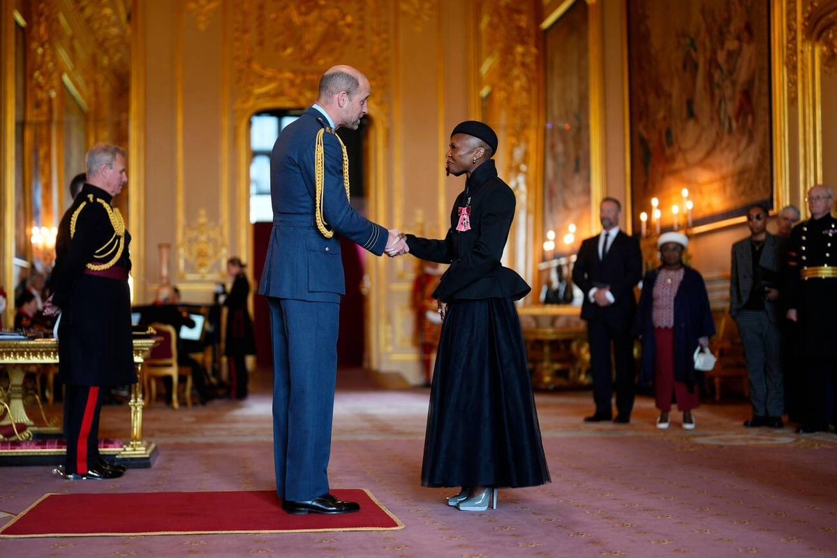 Cynthia Erivo MBE from Prince William (photo 2 of 2)