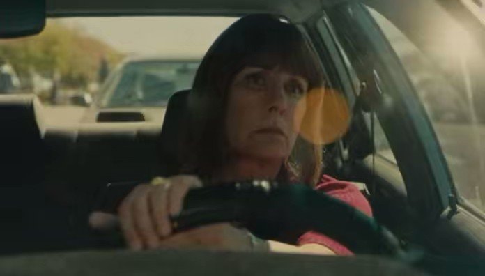 Laurie Metcalf Lady Bird airport scene