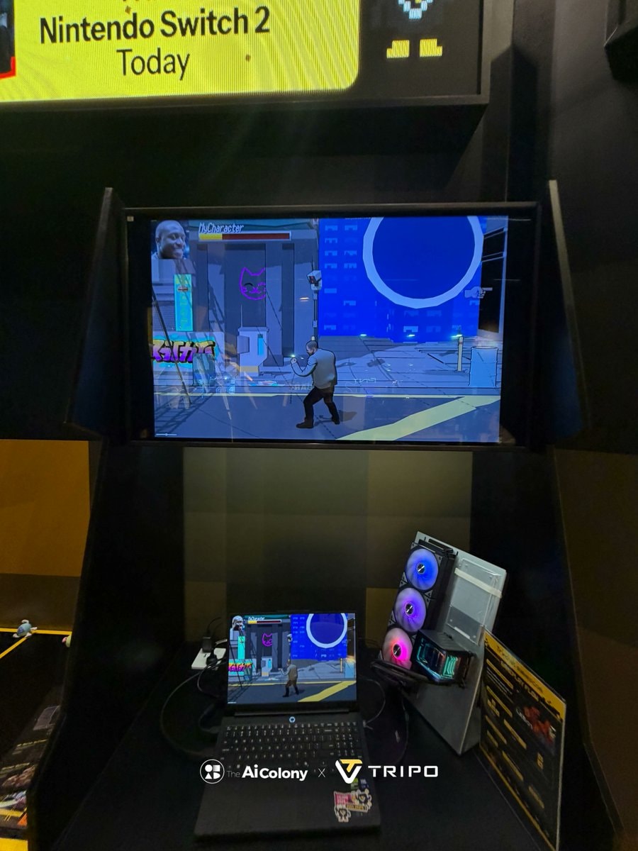 TripoAI Gamescom 2026 Smart Mesh P2.0