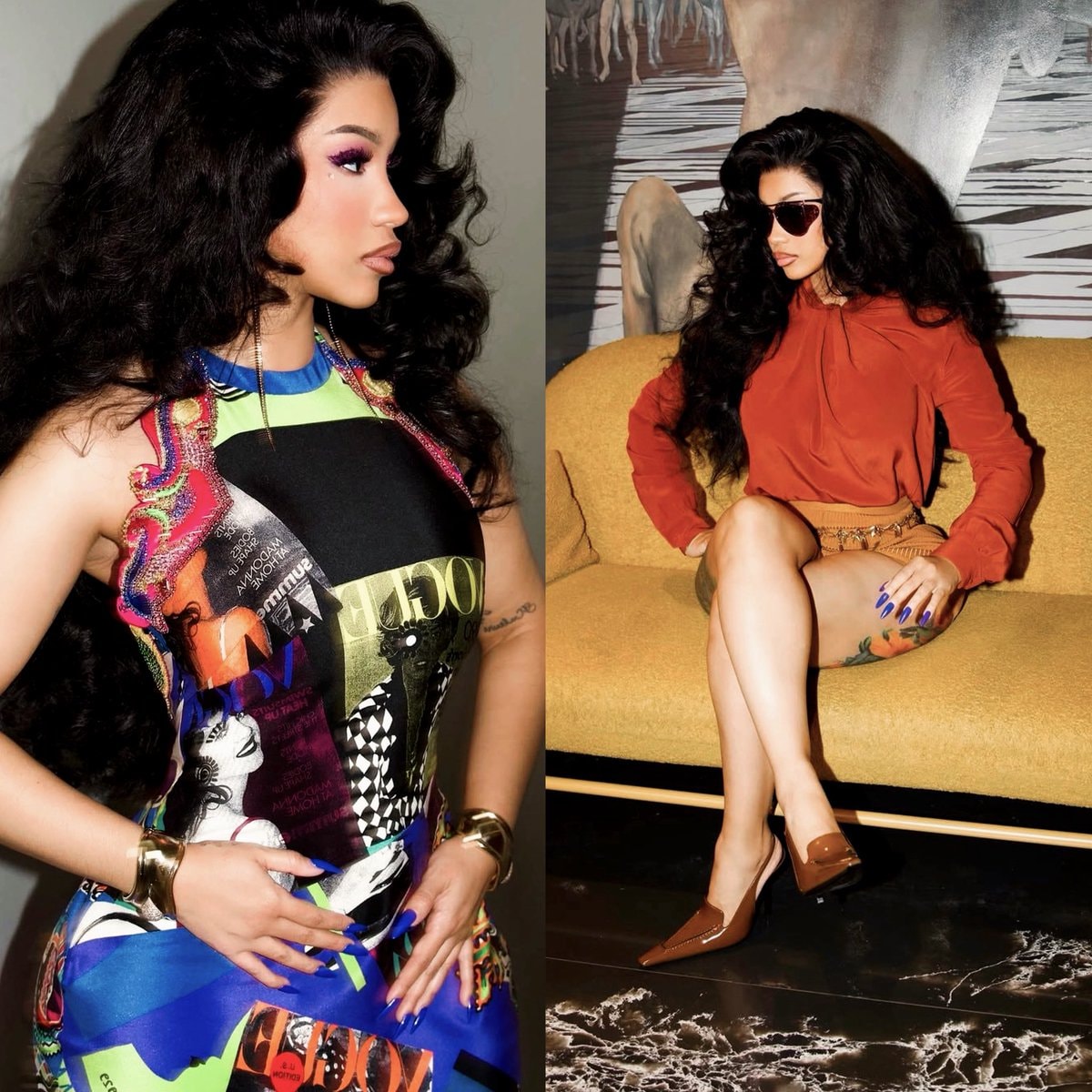 Cardi B Milan Italy