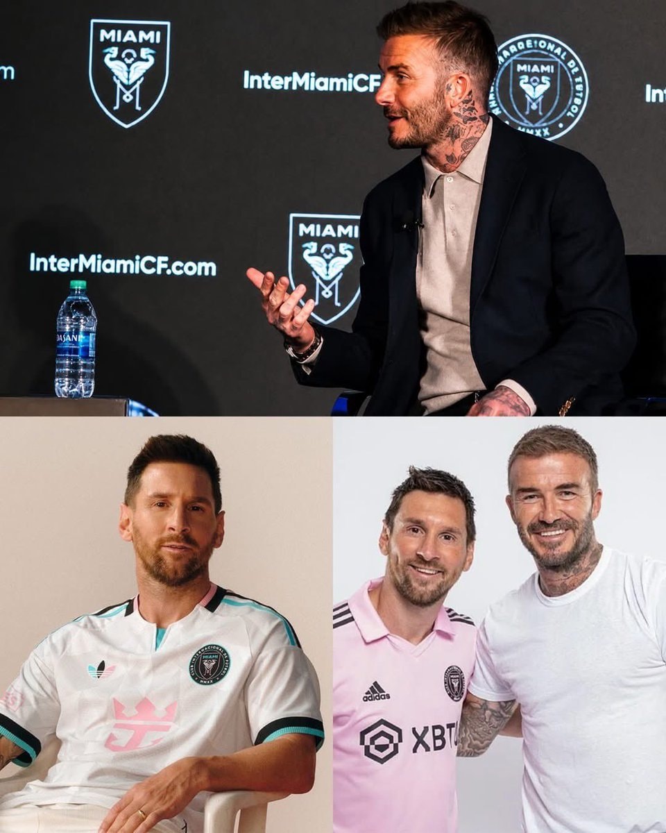 David Beckham and Leo Messi Inter Miami