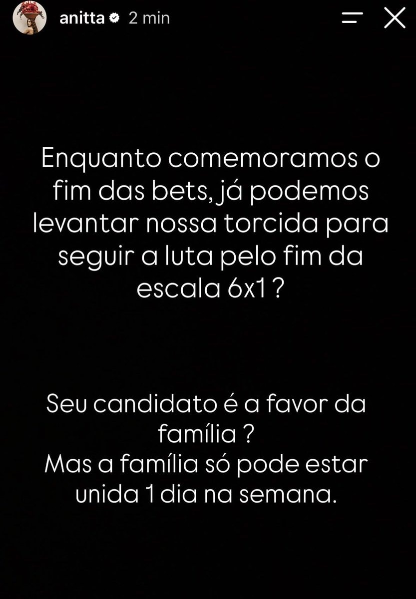 Anitta on ending the 6x1 schedule (photo 2 of 2)