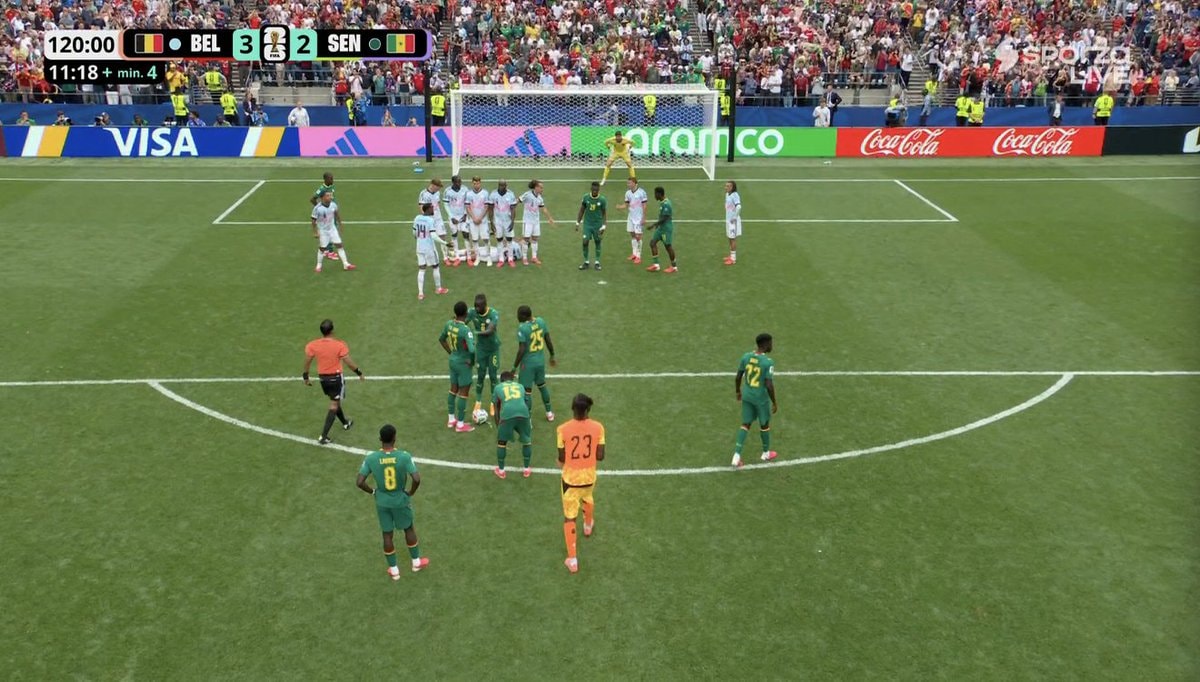 Senegal vs Belgium World Cup moment