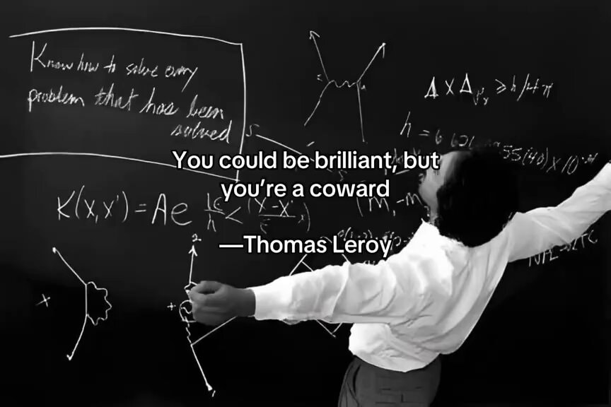 Thomas Leroy quote on brilliance