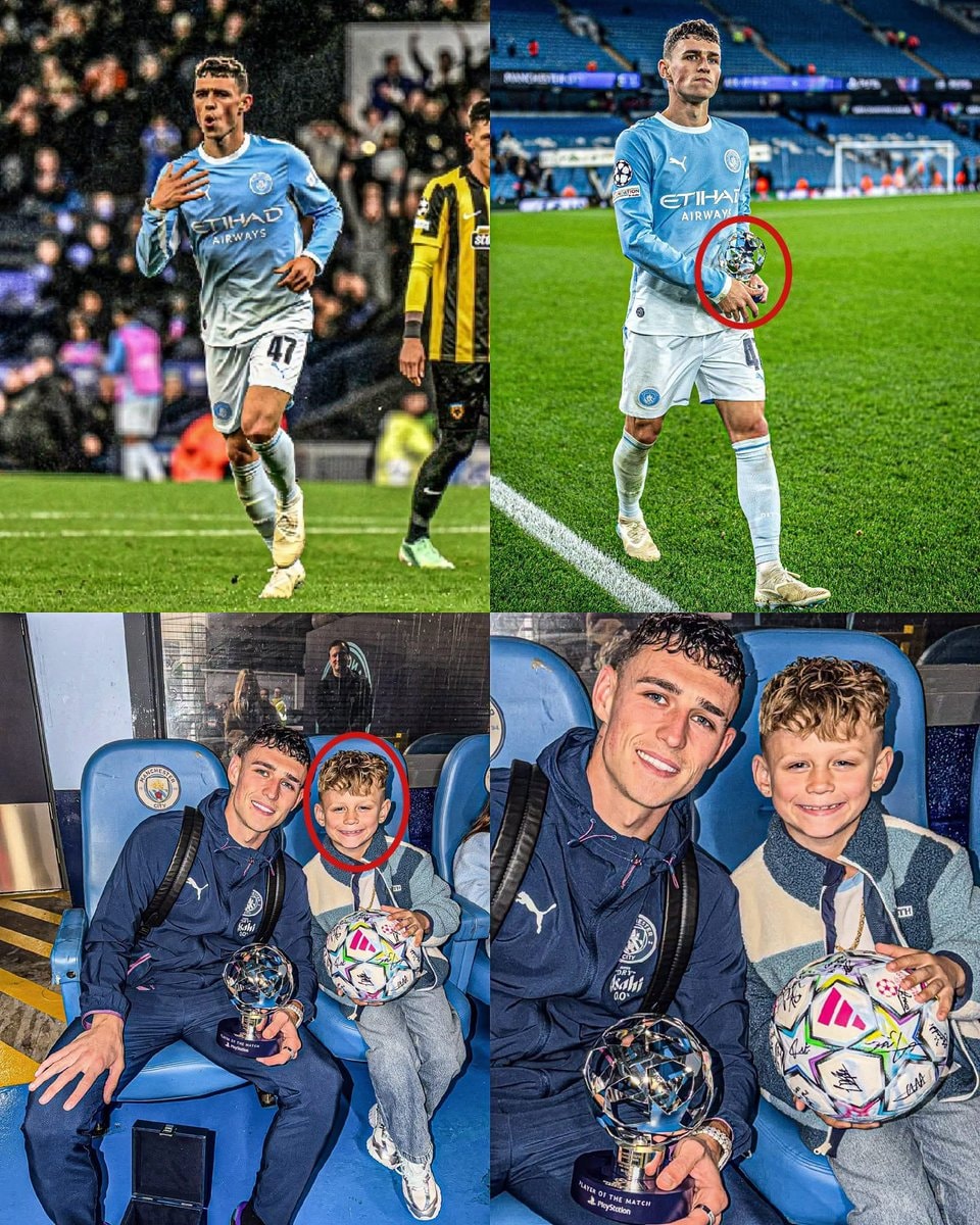 Phil Foden Champions League Hat-Trick with Ronnie