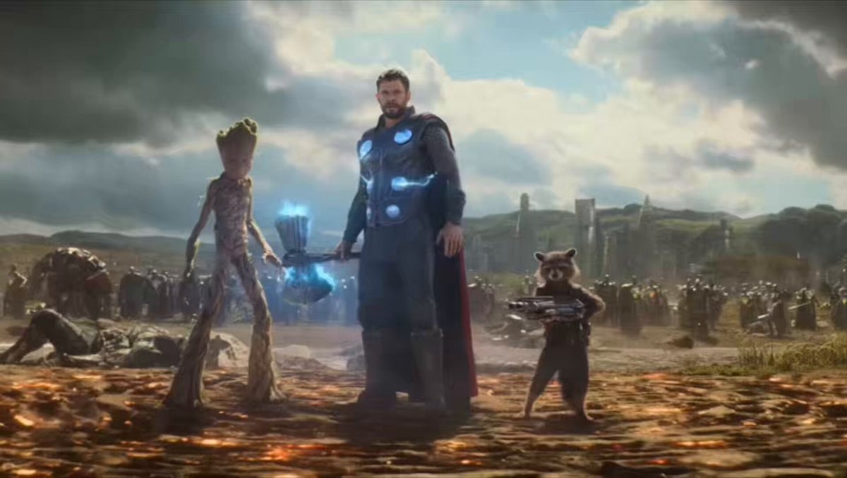 Thor's AVENGERS: INFINITY WAR entrance