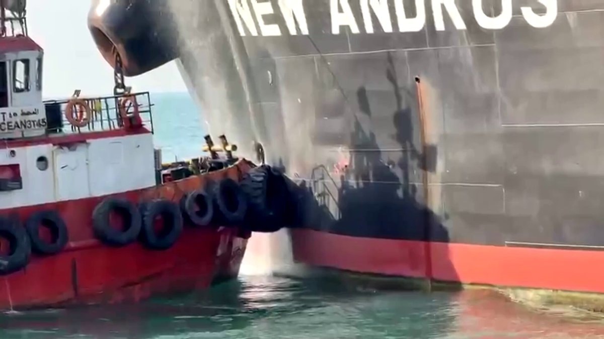 New Andros tanker drone strike