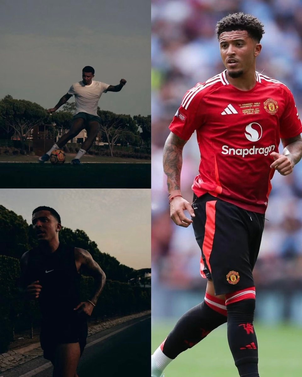 Jadon Sancho free agent training tenth division