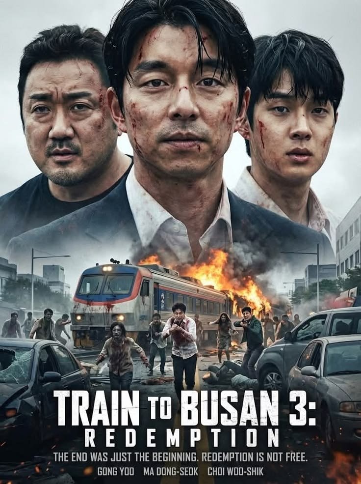 movie poster with three men