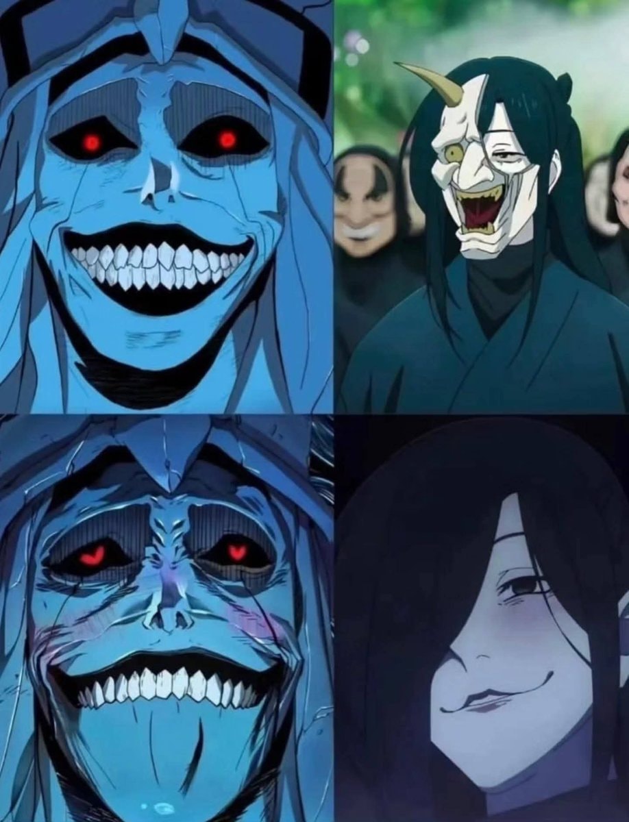 eerie anime collage eerie anime collage