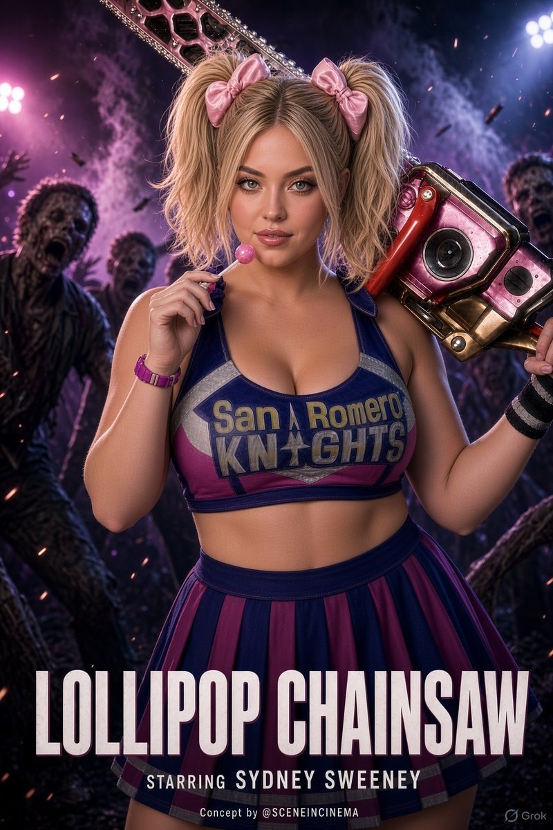 Lollipop Chainsaw Sydney Sweeney