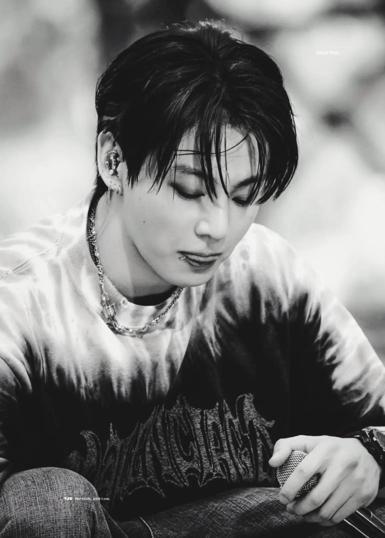 Jungkook portrait with lip piercing (photo 2 of 4)