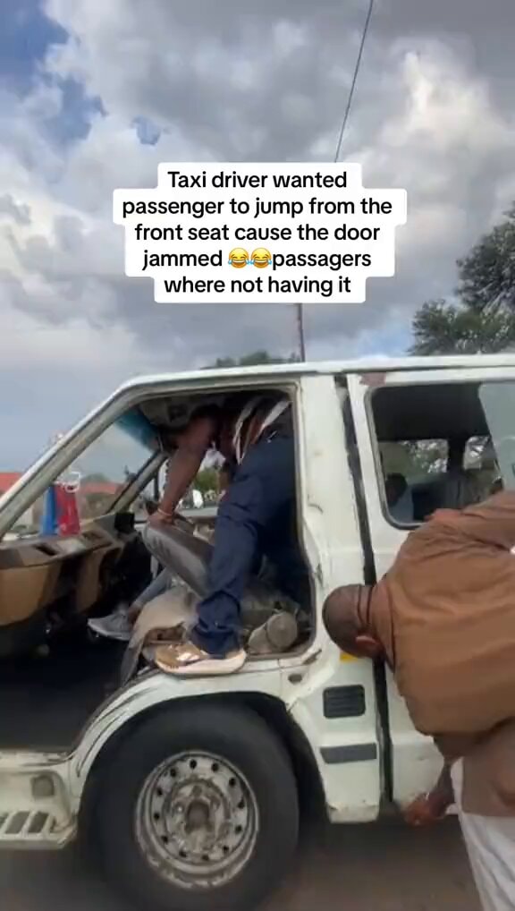 Passenger hits the brakes from the front seat