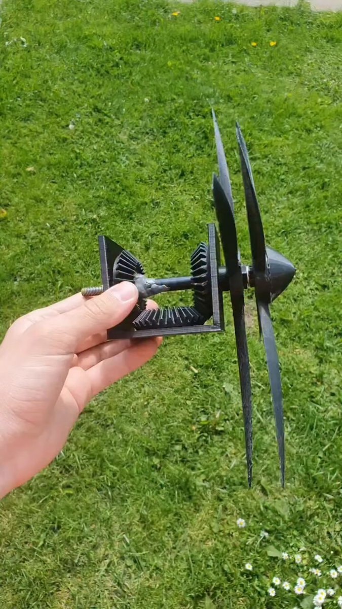 coaxial contrarotating propeller system