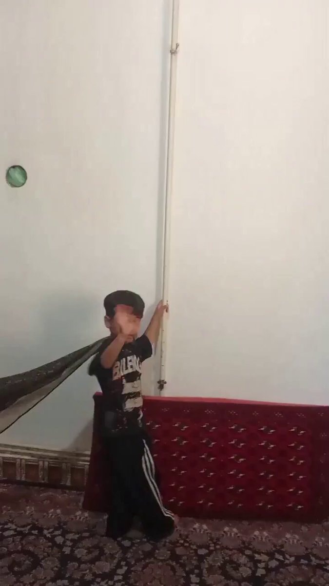 Kids reenact wardrobe climb