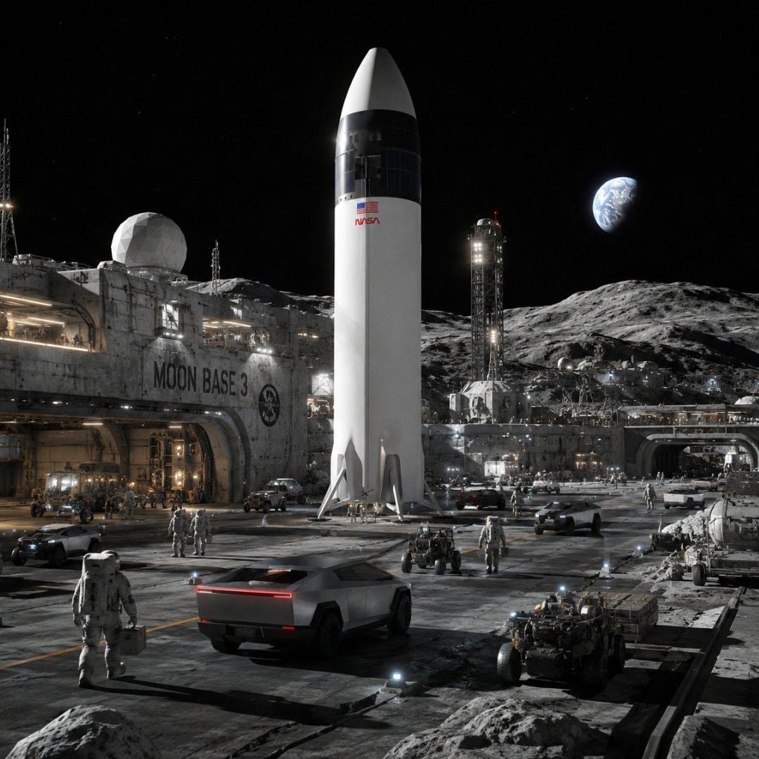 Elon Musk Moonbase Alpha (photo 2 of 2)