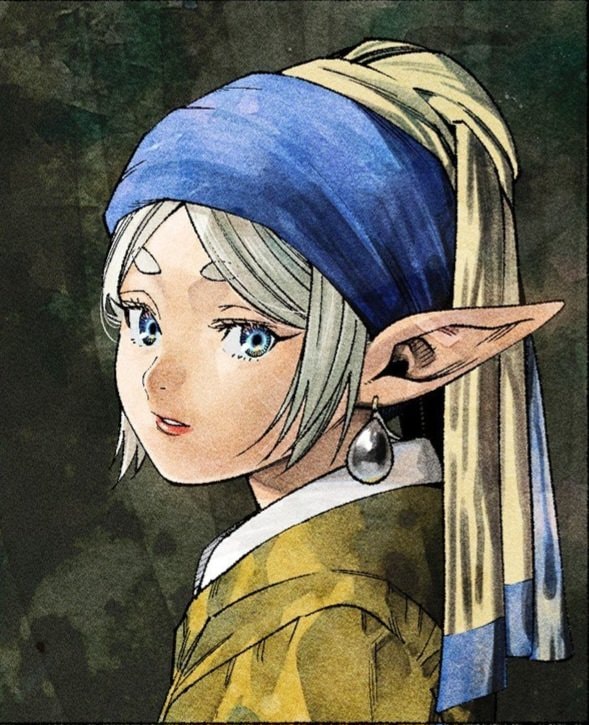 FRIEREN Girl With a Pearl Earring homage (photo 2 of 4)