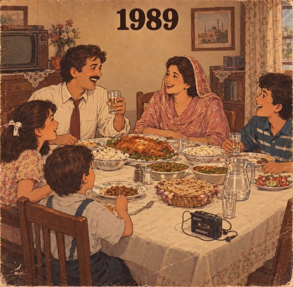 1989 family dinner puzzle
