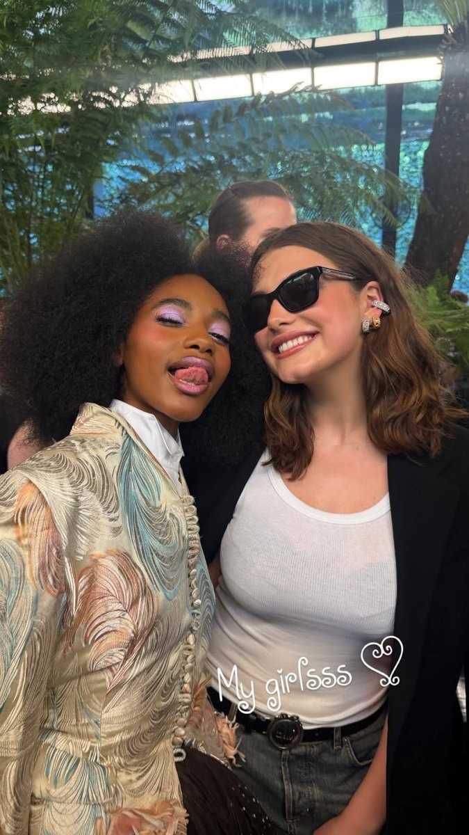 Ella Bright flowerovlove Dior Haute Couture show