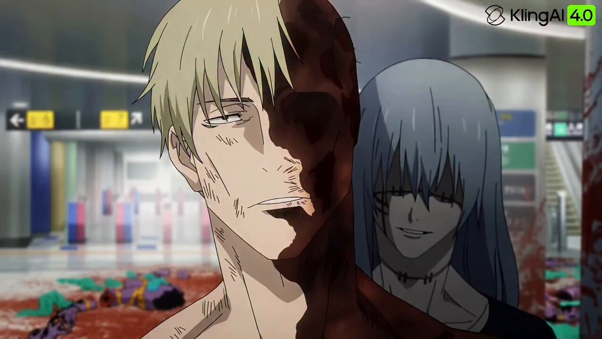 dark fantasy anime scene