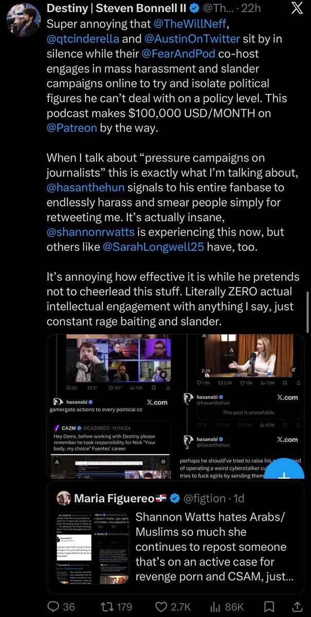 Destiny calls out Fear& and Hasan Piker (photo 1 of 3) Destiny calls out Fear& and Hasan Piker (photo 1 of 3)