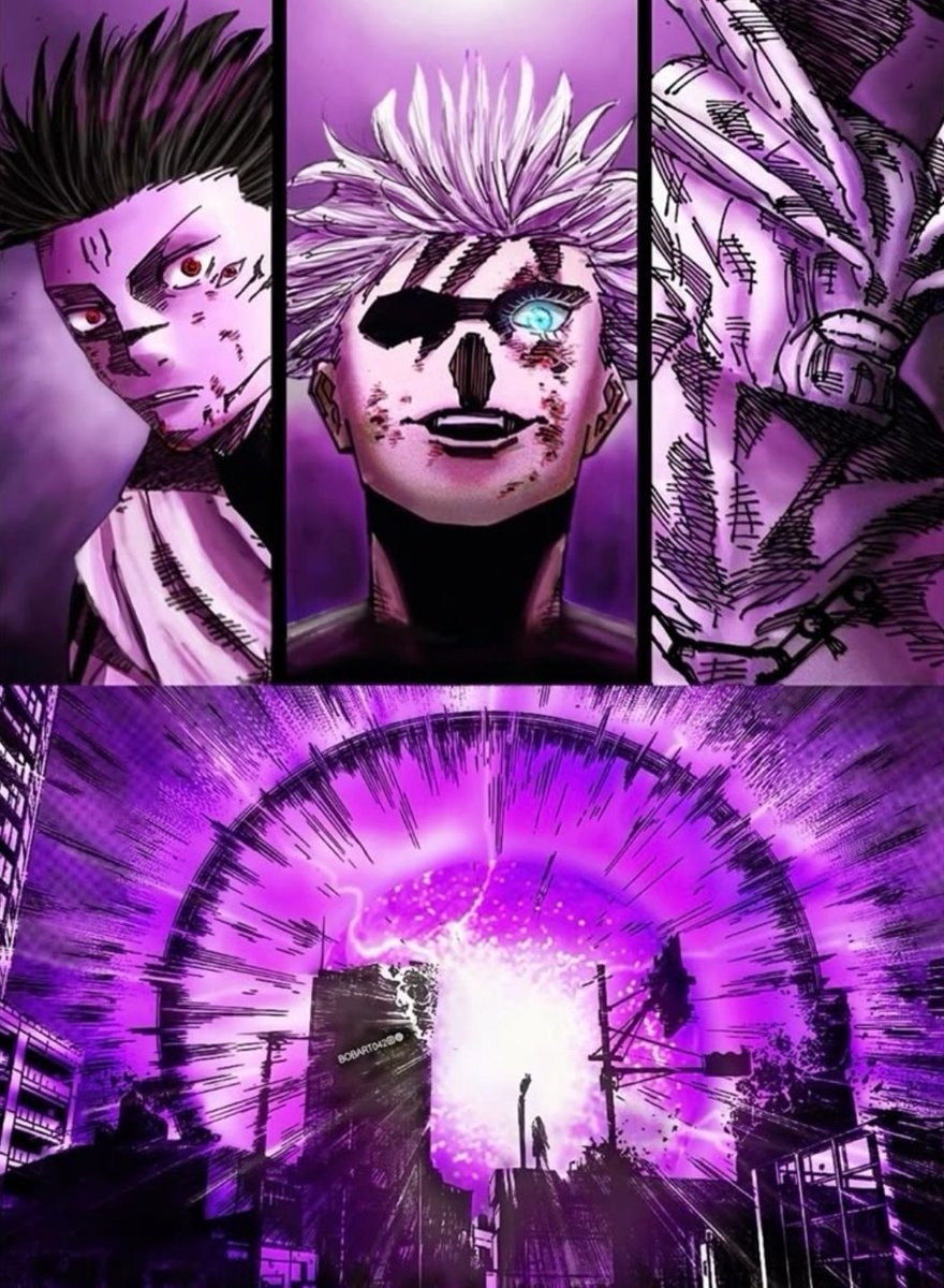 anime triptych scene