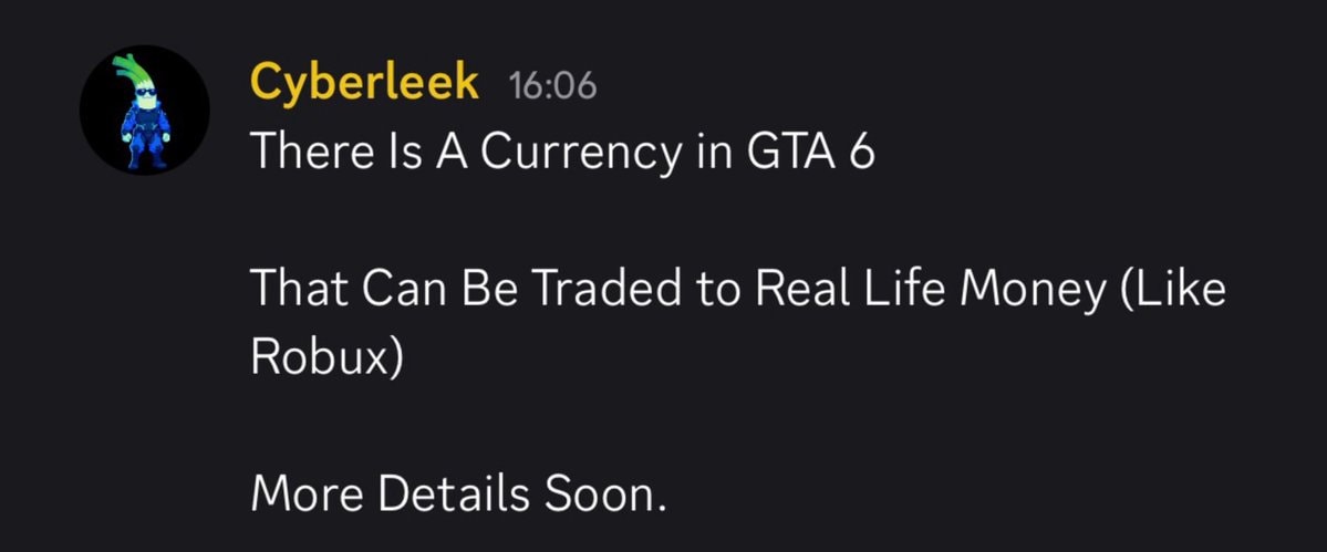 GTA 6 currency exchange rumor GTA 6 currency exchange rumor