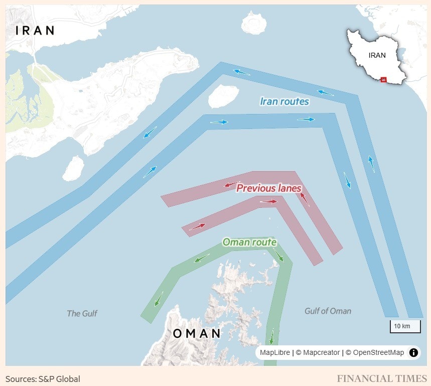 Strait of Hormuz Iran US ships (photo 2 of 2)
