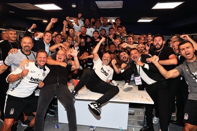 Beşiktaş victory celebration