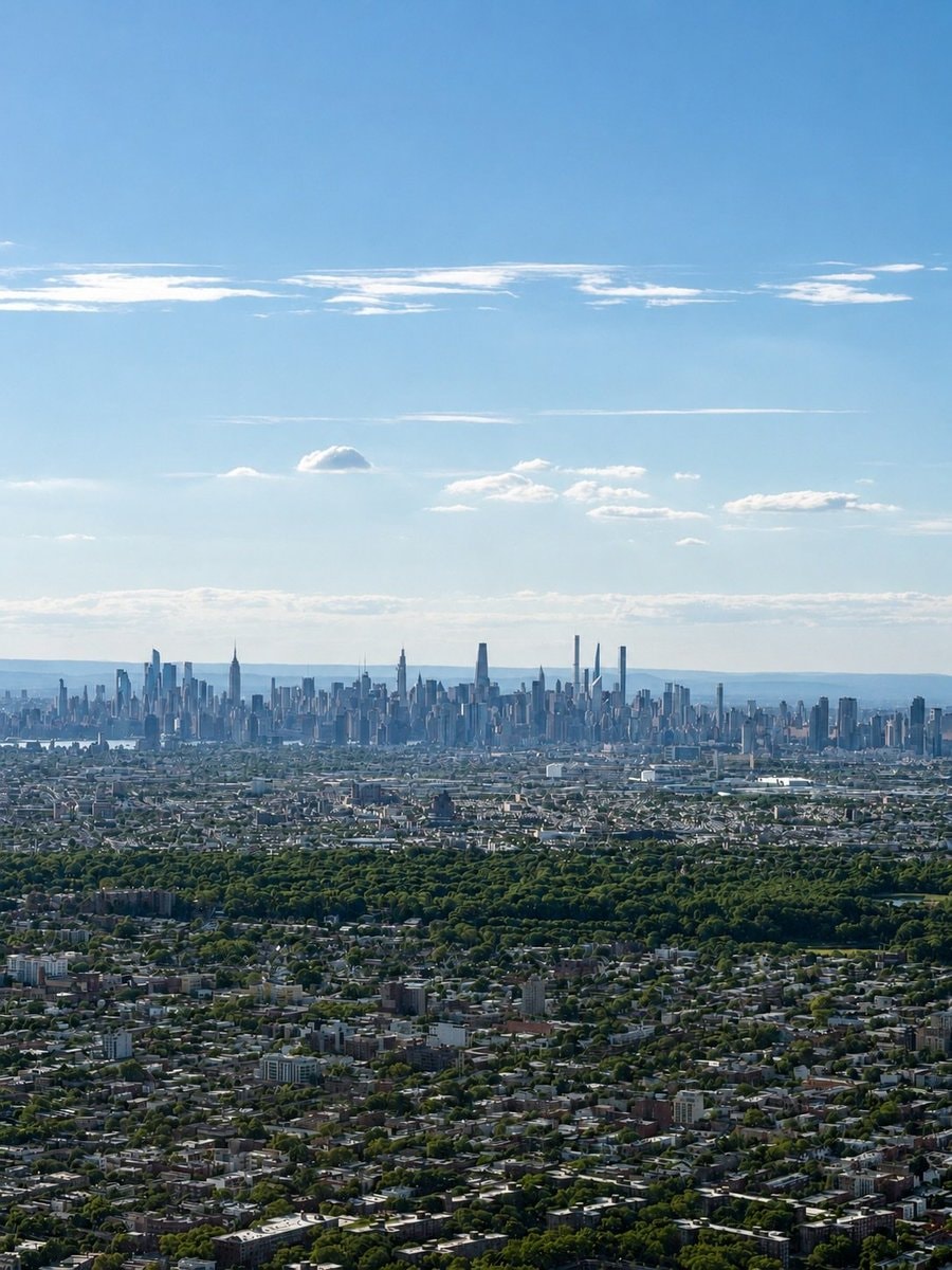 New York City skyline aerial view (photo 2 of 2)