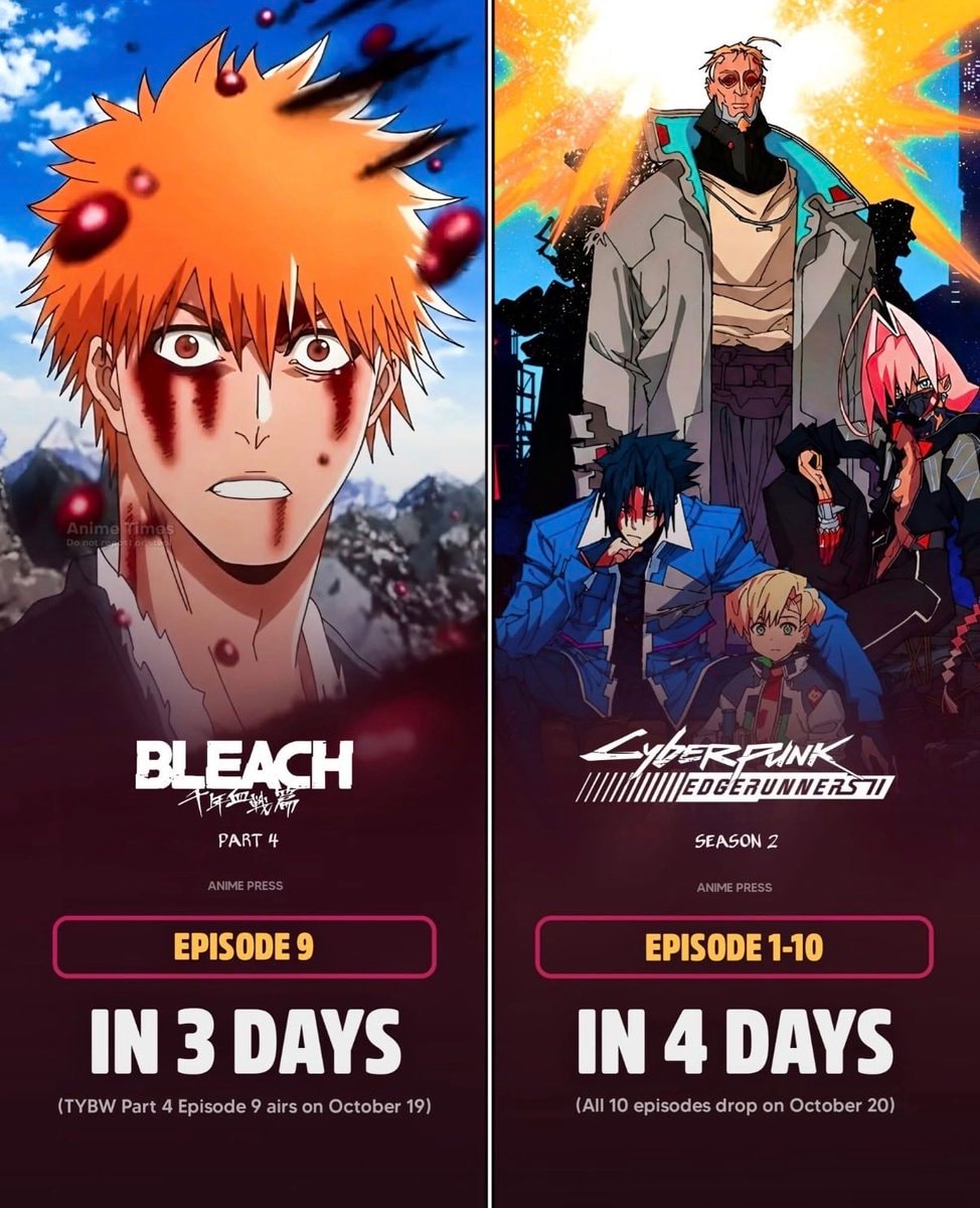 Anime promo split screen