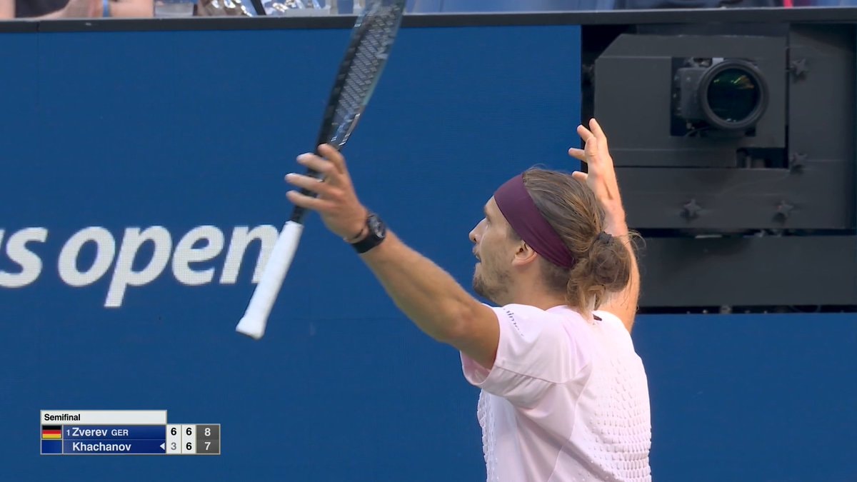 Alexander Zverev US Open Final push