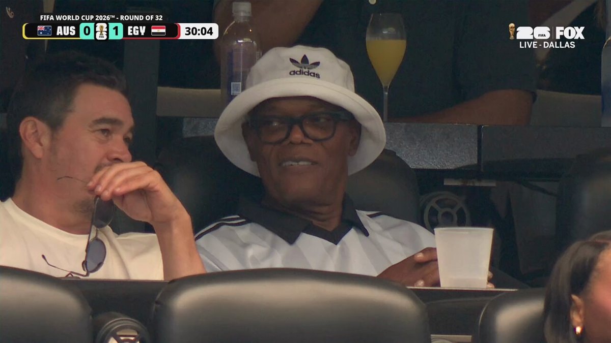 Samuel L. Jackson at World Cup 2026 Egypt Australia