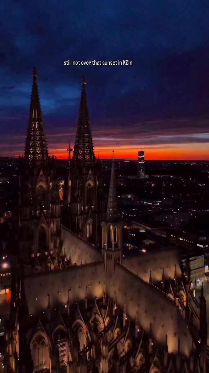 Cologne Cathedral sunset