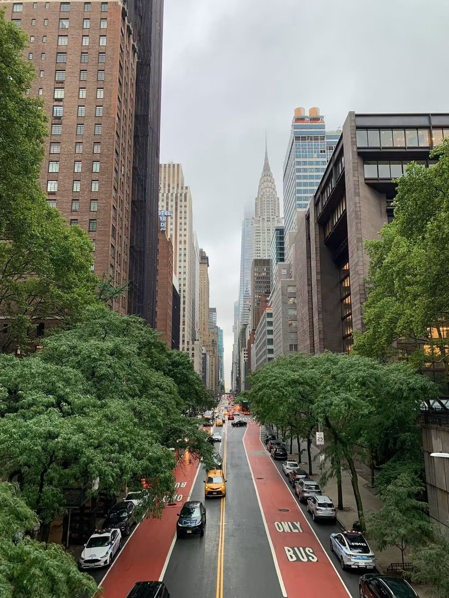 Manhattan New York street scene