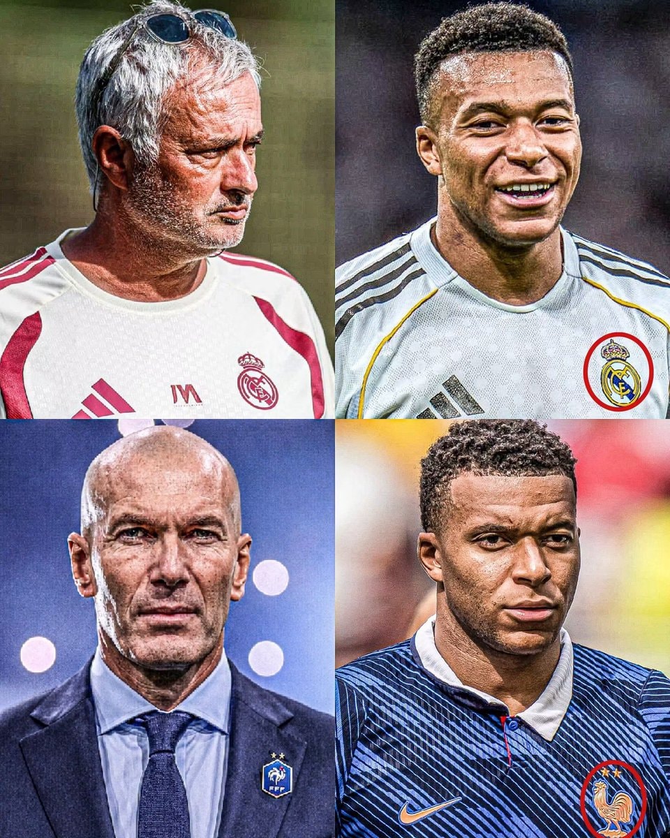 Mbappé Mourinho Zidane Real Madrid