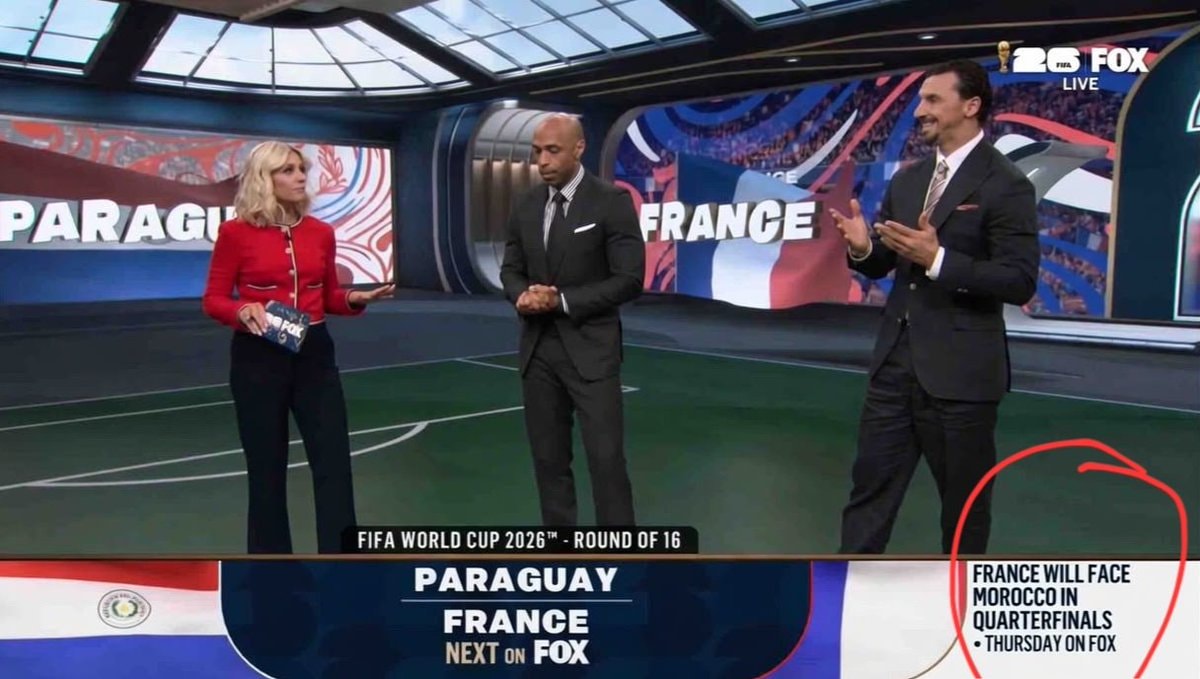 Fox Sports Paraguay France graphic