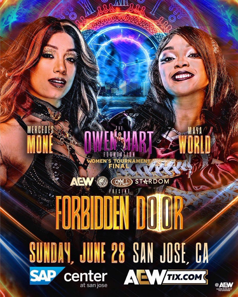 Mercedes Moné Maya World AEW Forbidden Door (photo 1 of 2)