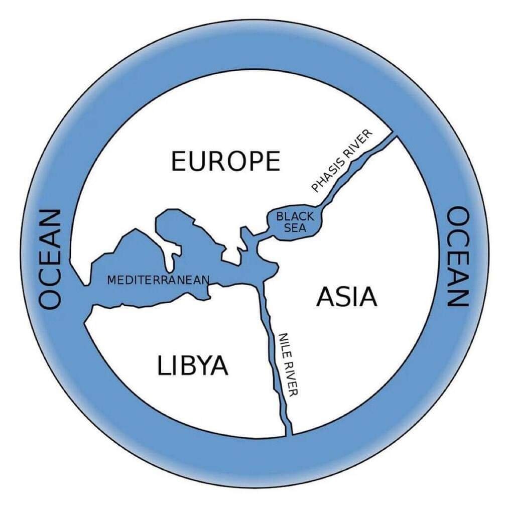 Anaximander of Miletus 6th century BC world map