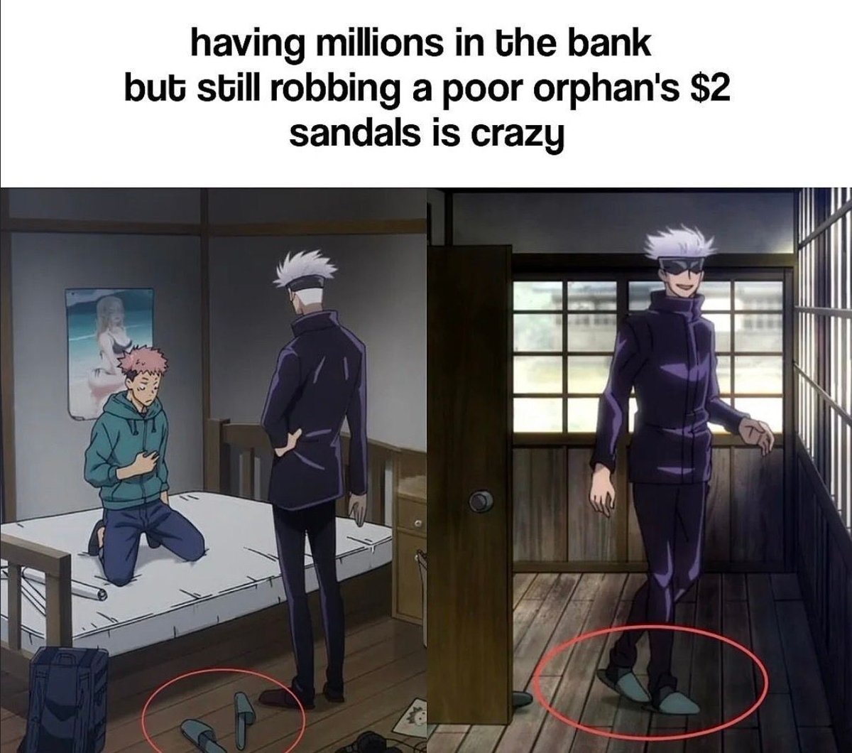 cheap anime meme