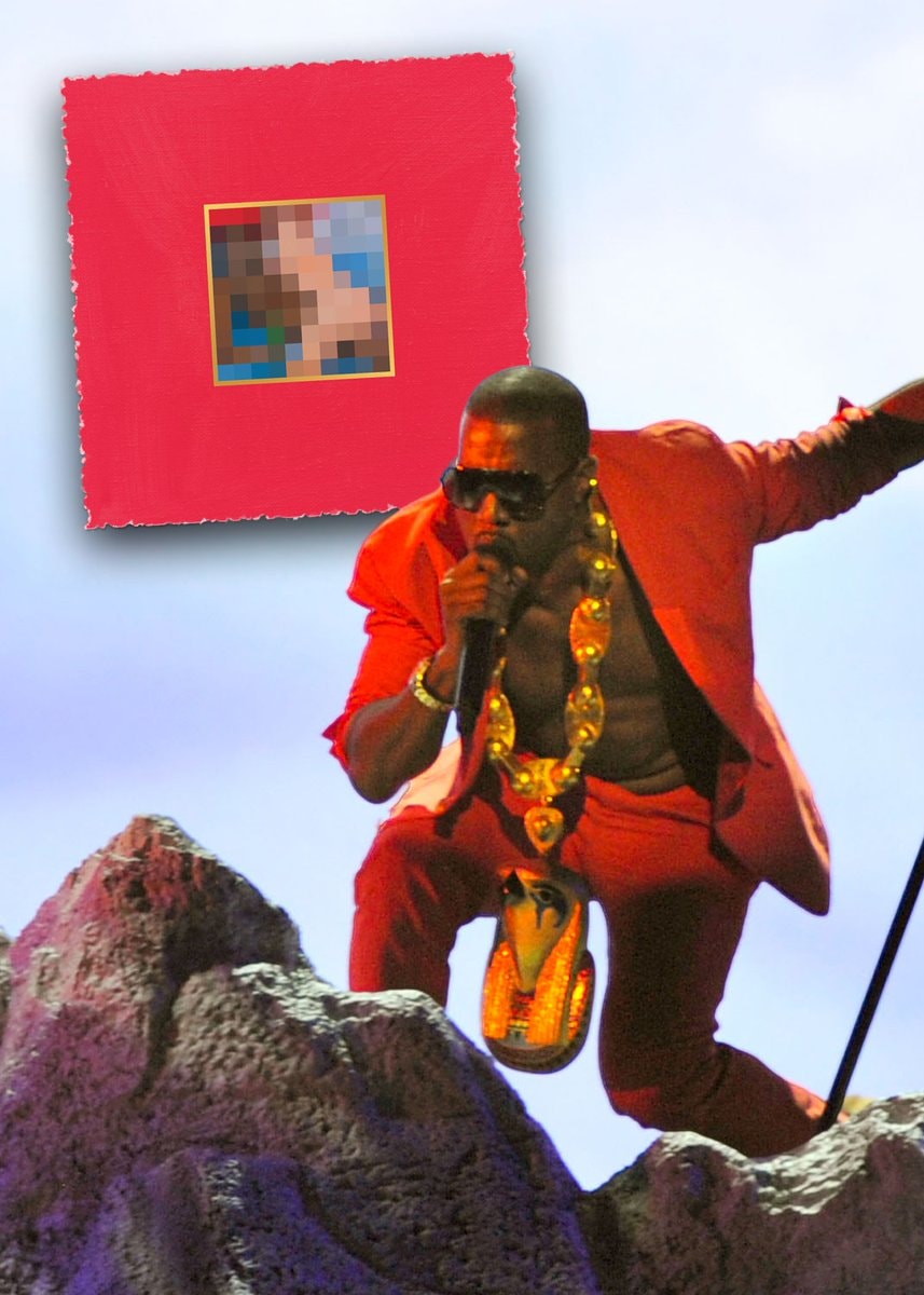 Ye Graduation vs MBDTF streams (photo 2 of 2)
